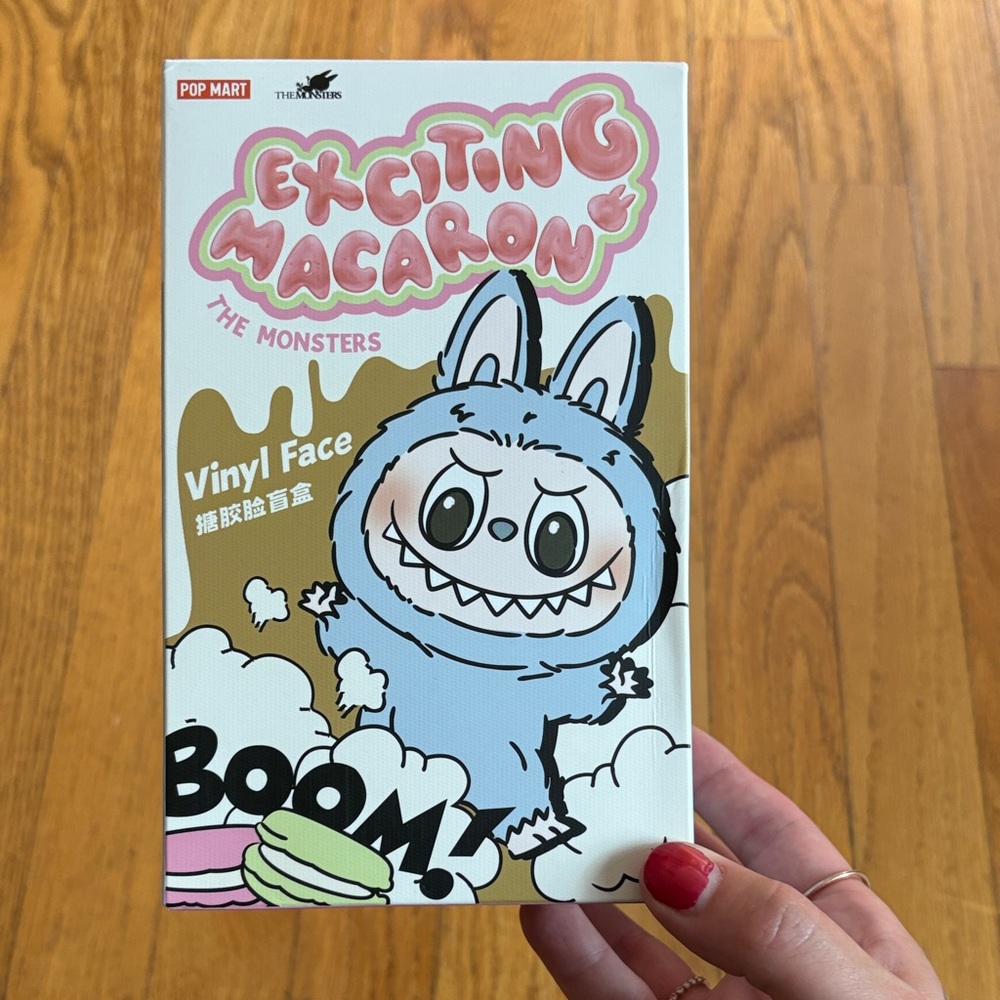 Pop Mart Exciting Macaron Vinyl Face - Blue